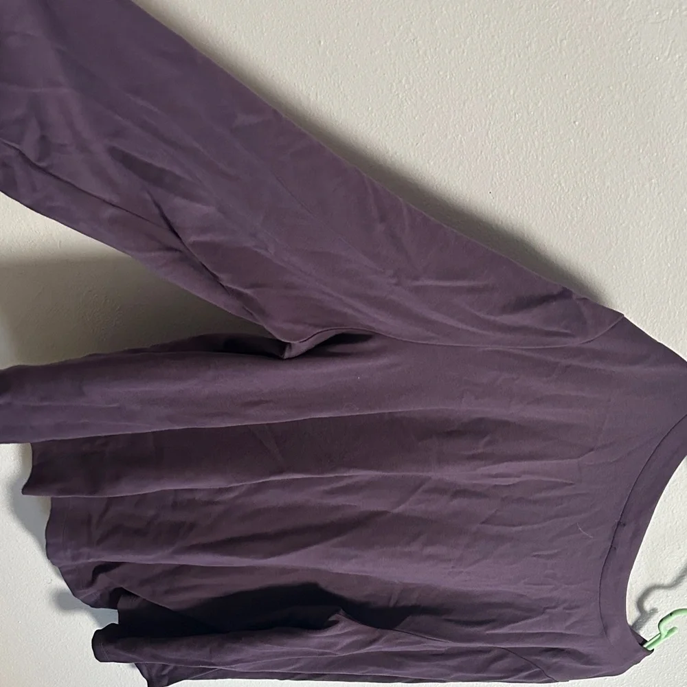 Chico's Deep Purple Long Sleeve Top - Picture 5 of 5